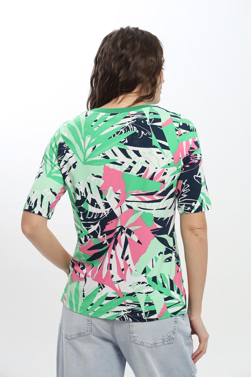 Блуза Thomas Rabe с тропическим принтом