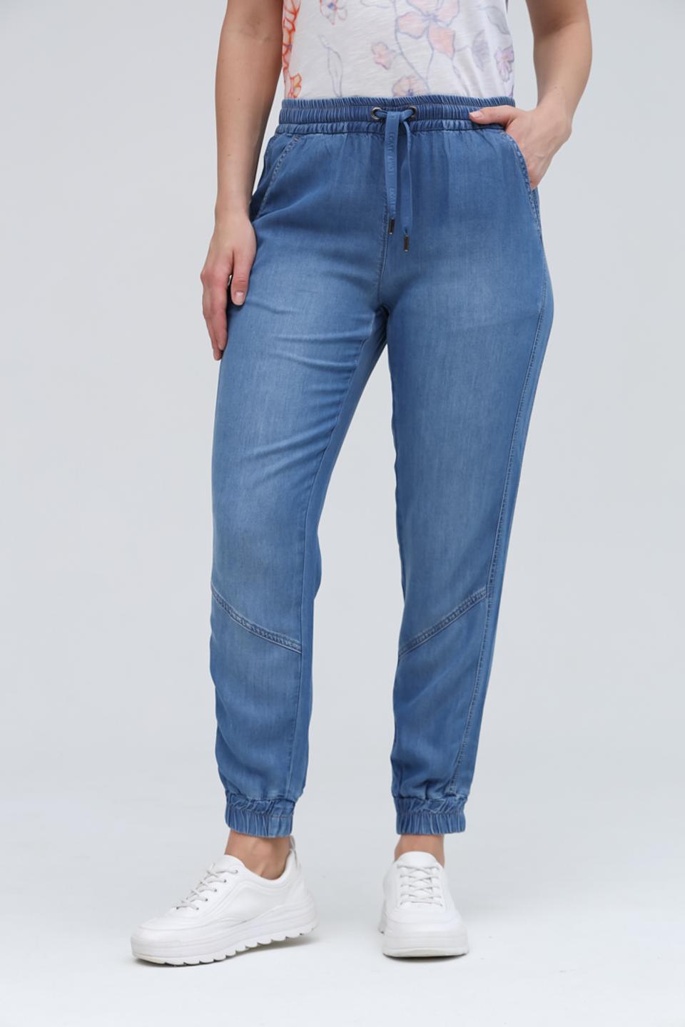 Брюки Lecomte джоггеры голубые