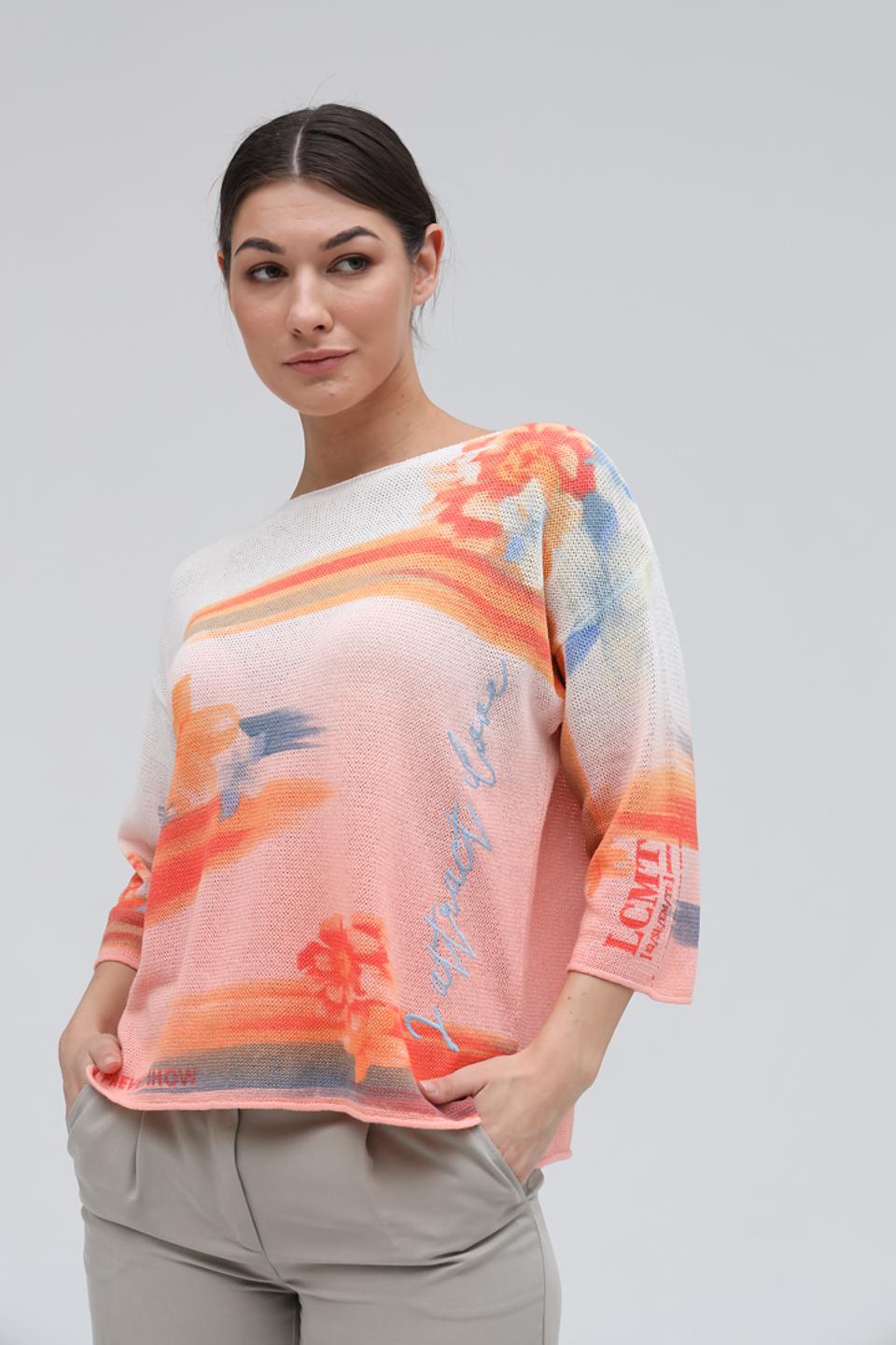 Джемпер Lecomte с принтом