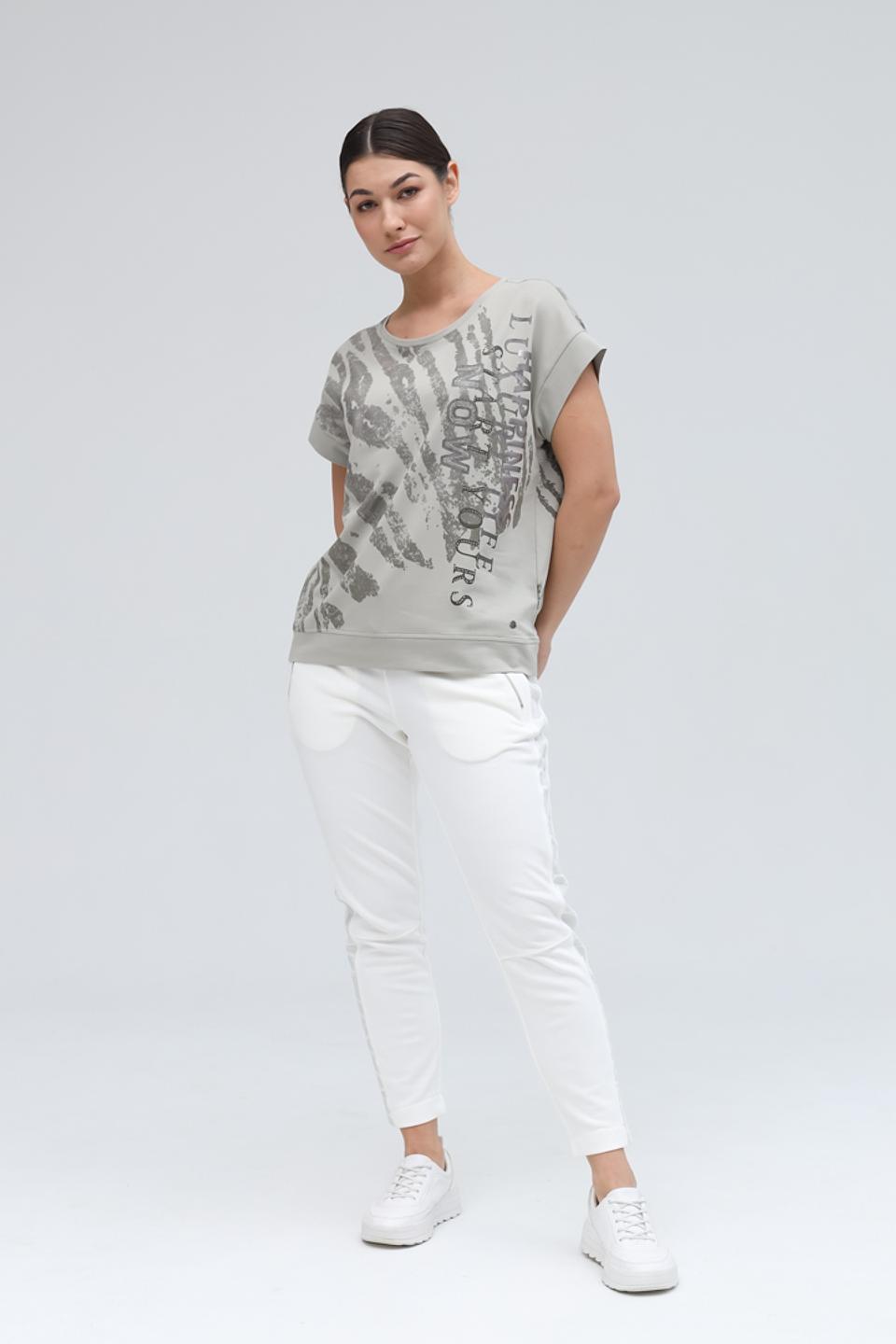 Блуза Monari с принтом зебра