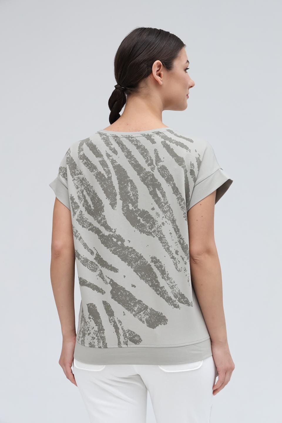 Блуза Monari с принтом зебра