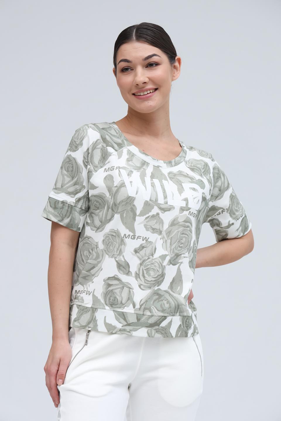 Блуза Monari с цветочным принтом