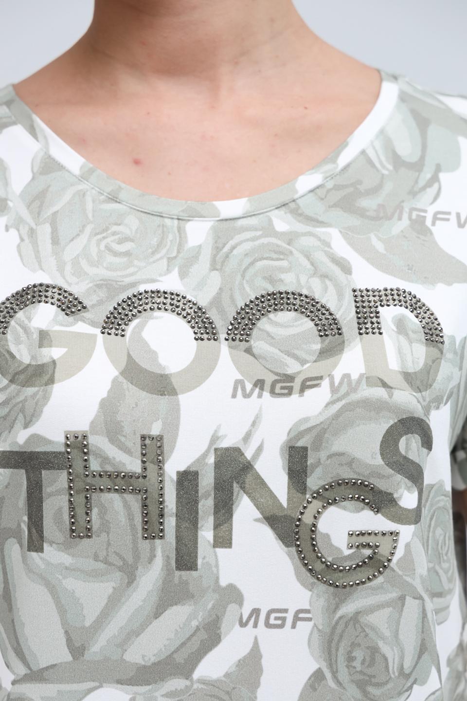 Блуза Monari с принтом и стразами