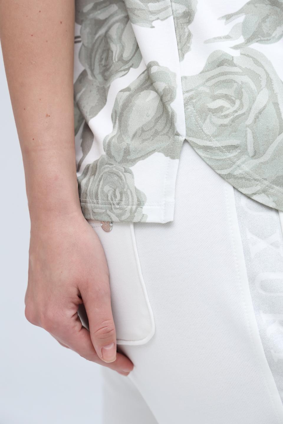 Блуза Monari с принтом и стразами