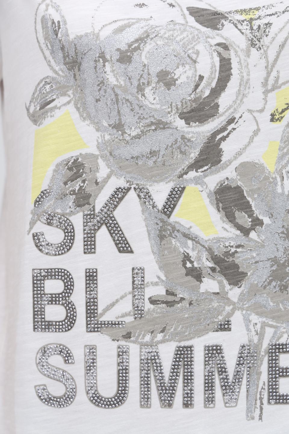 Футболка Monari с цветочным принтом