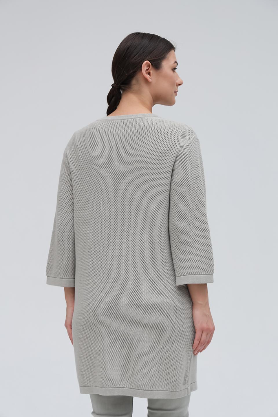 Жакет Monari серый ажурный