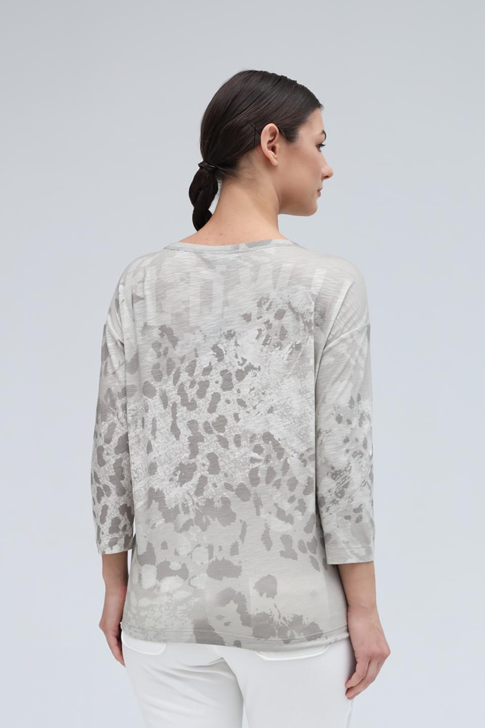 Лонгслив Monari с леопардовым принтом