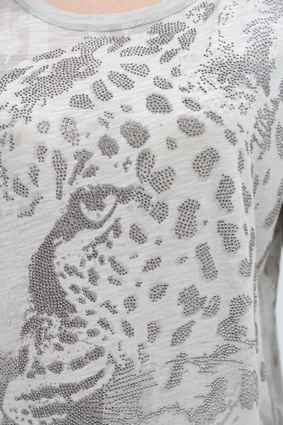 Лонгслив Monari с леопардовым принтом