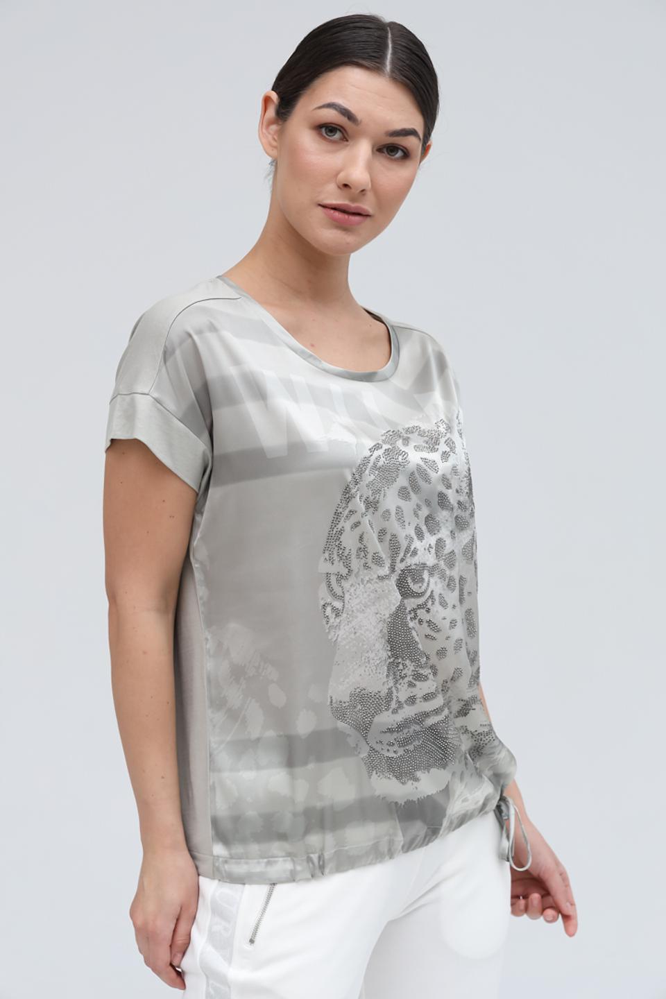 Блуза Monari с принтом и декором