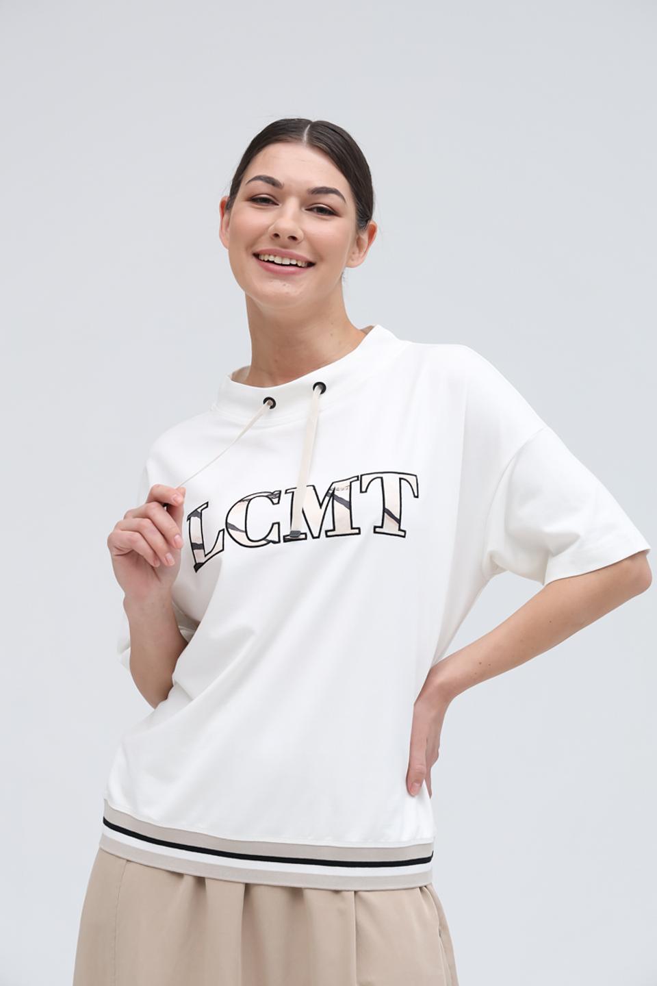 Футболка Lecomte с логотипом