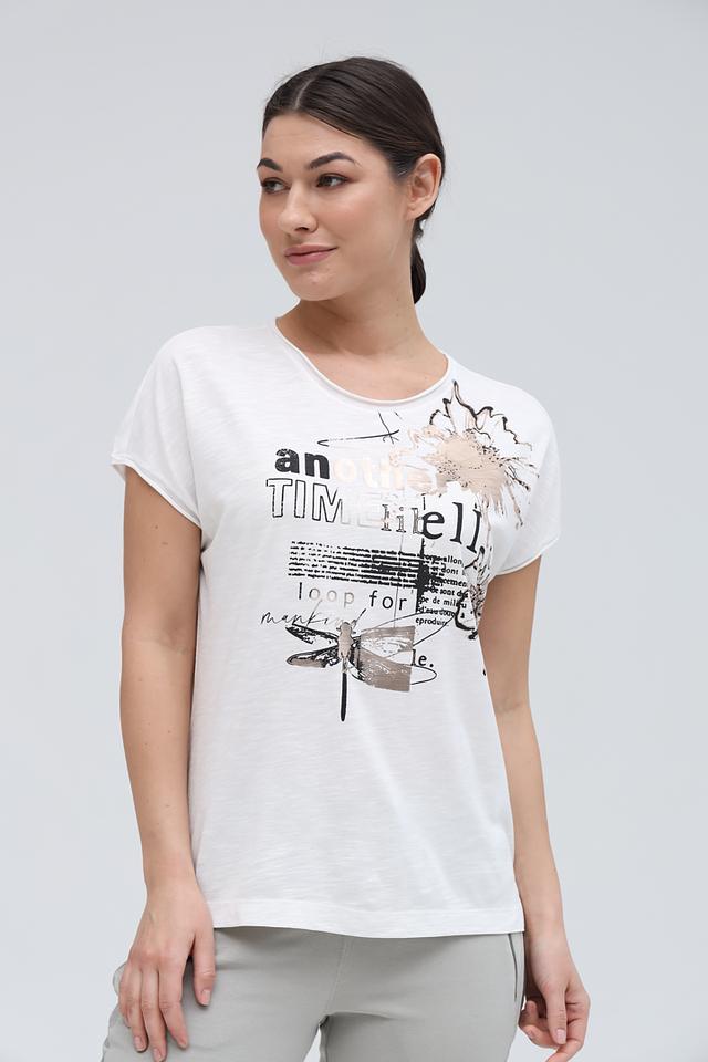 Футболка Lecomte с принтом