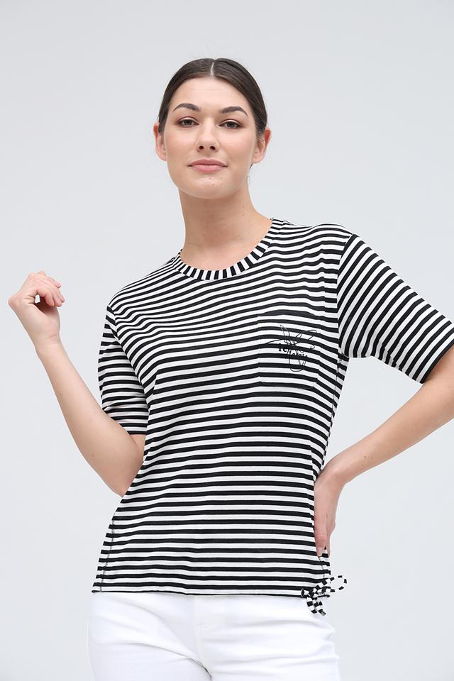 Футболка Lecomte в полоску