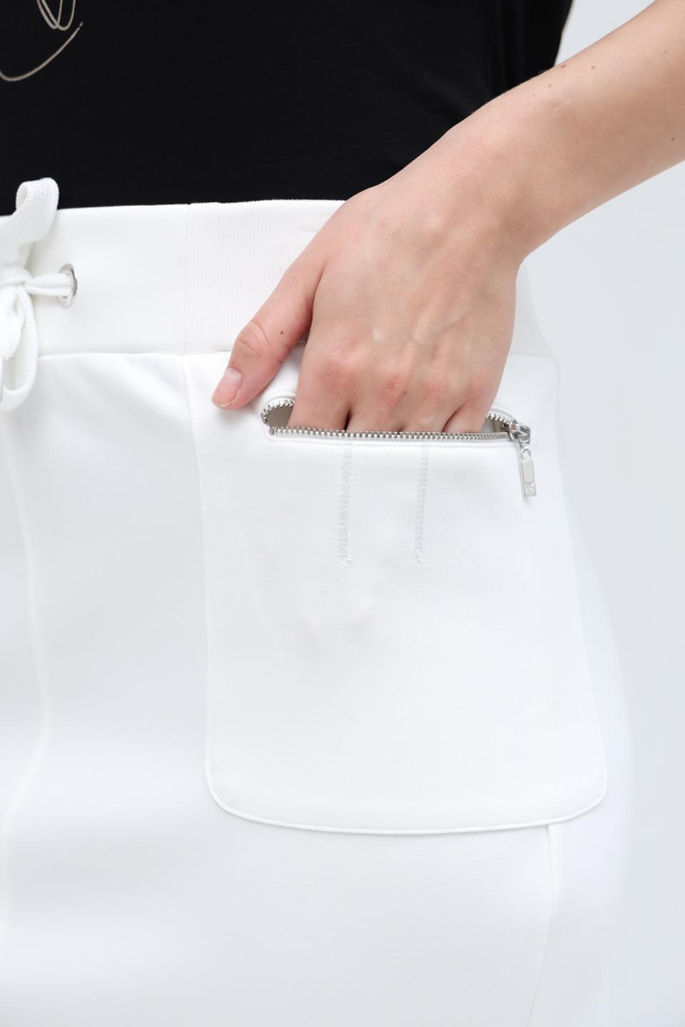 Юбка Monari белая с карманами