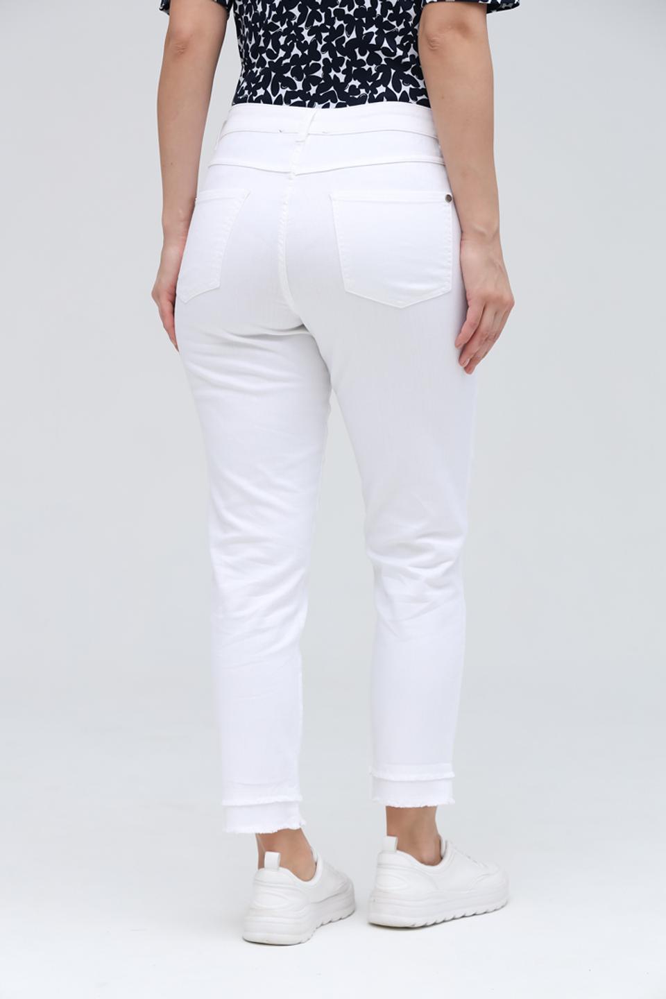 Джинсы Lecomte с необработанным краем