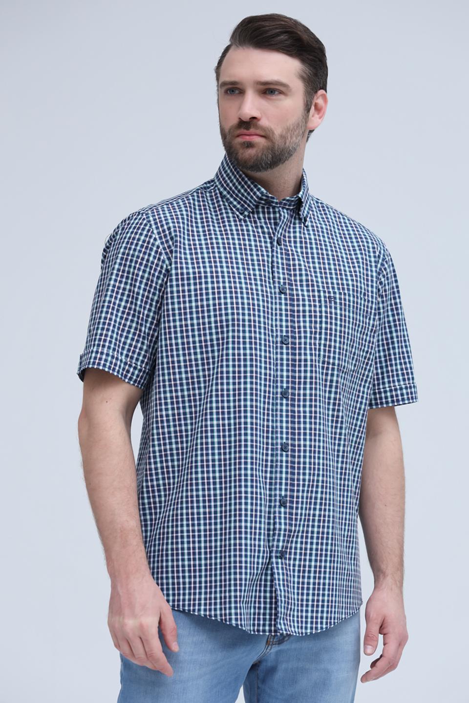 Рубашка кр Casa Moda в клетку