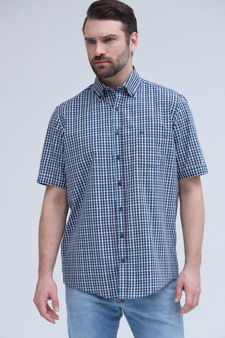 Рубашка кр Casa Moda в клетку