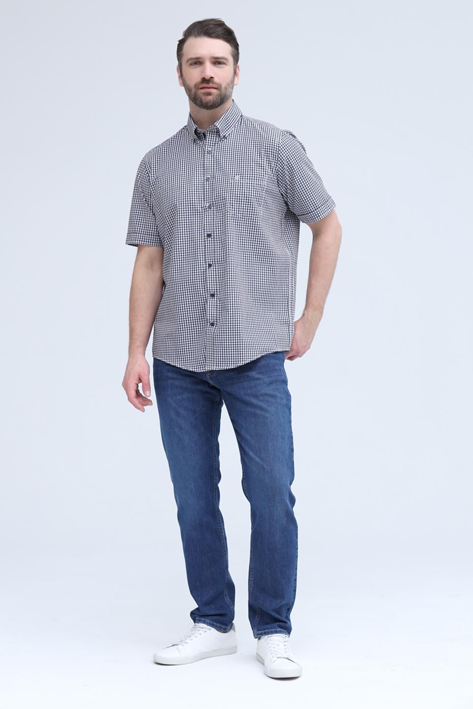 Рубашка кр Casa Moda в клетку