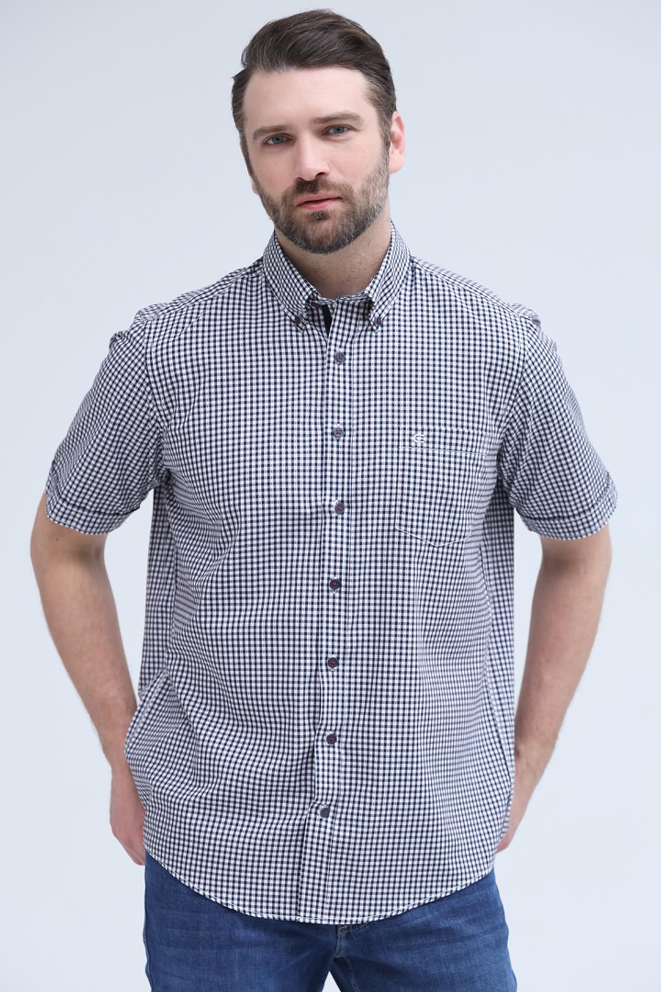 Рубашка кр Casa Moda в клетку