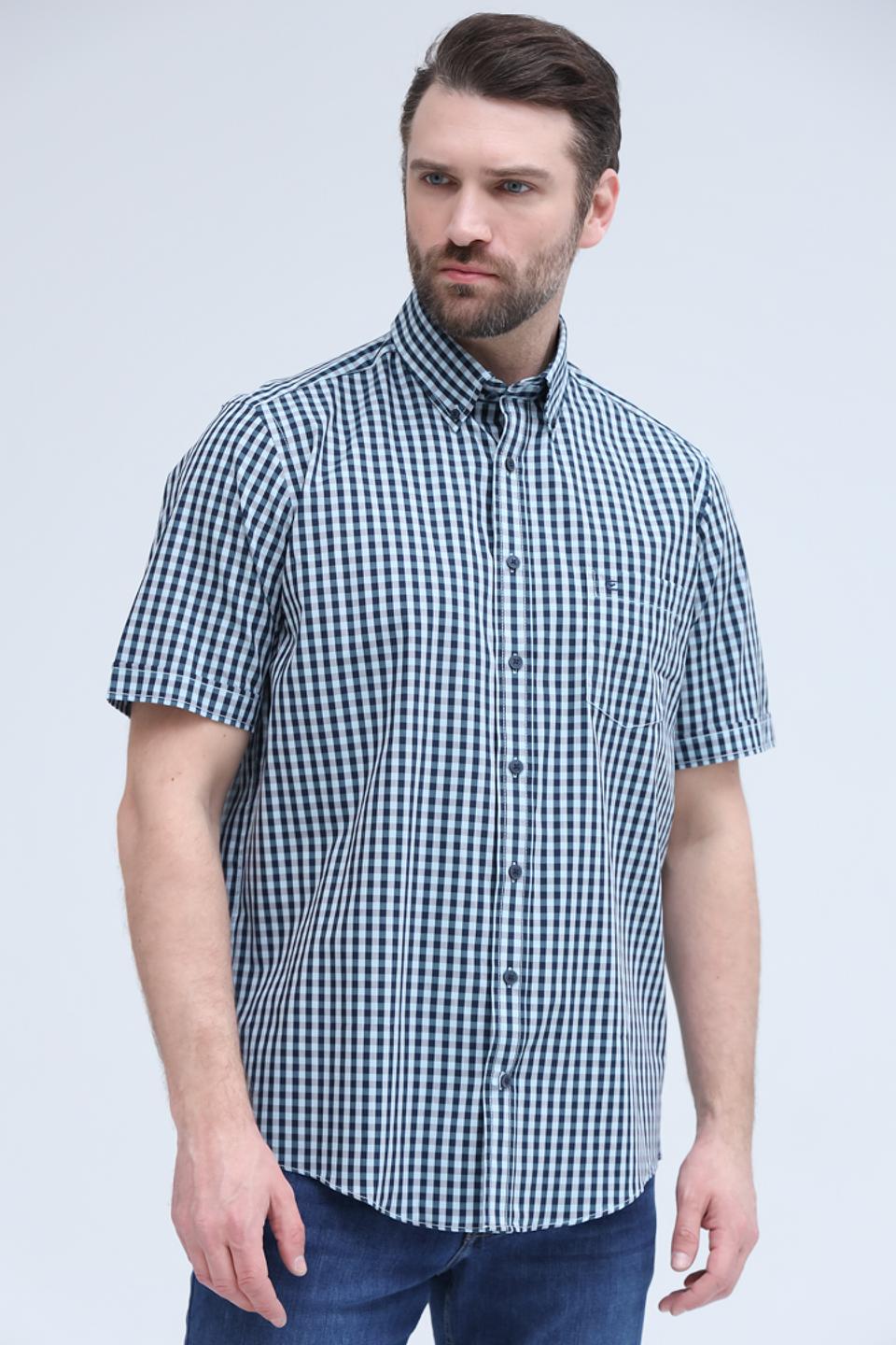 Рубашка кр Casa Moda в клетку