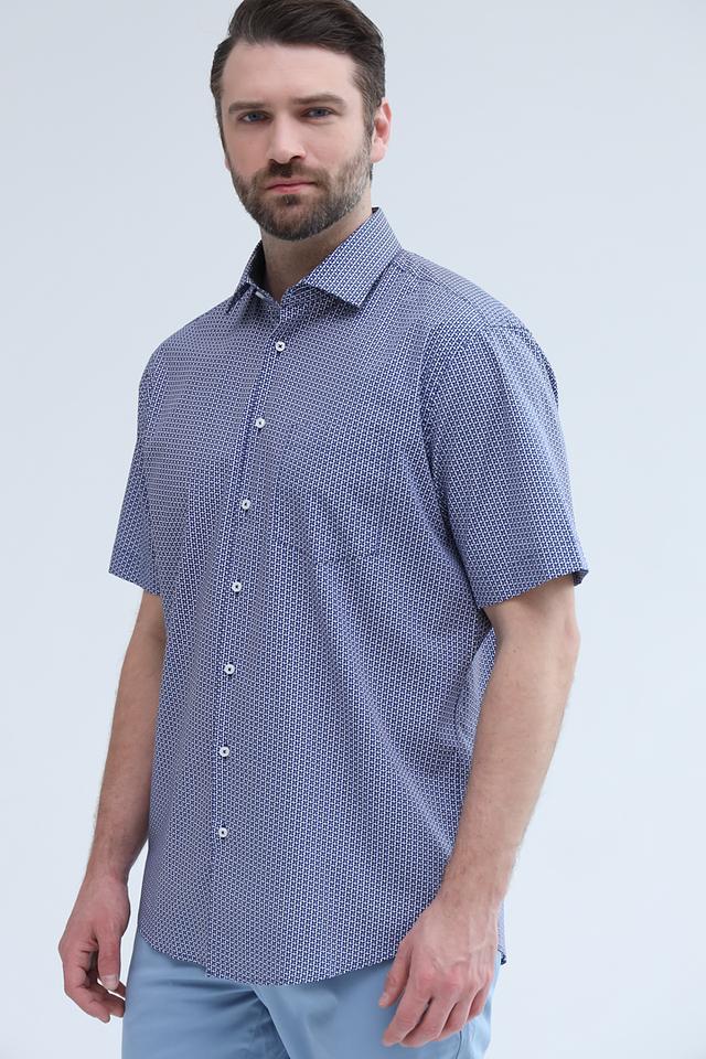 Рубашка кр Seidensticker в горошек