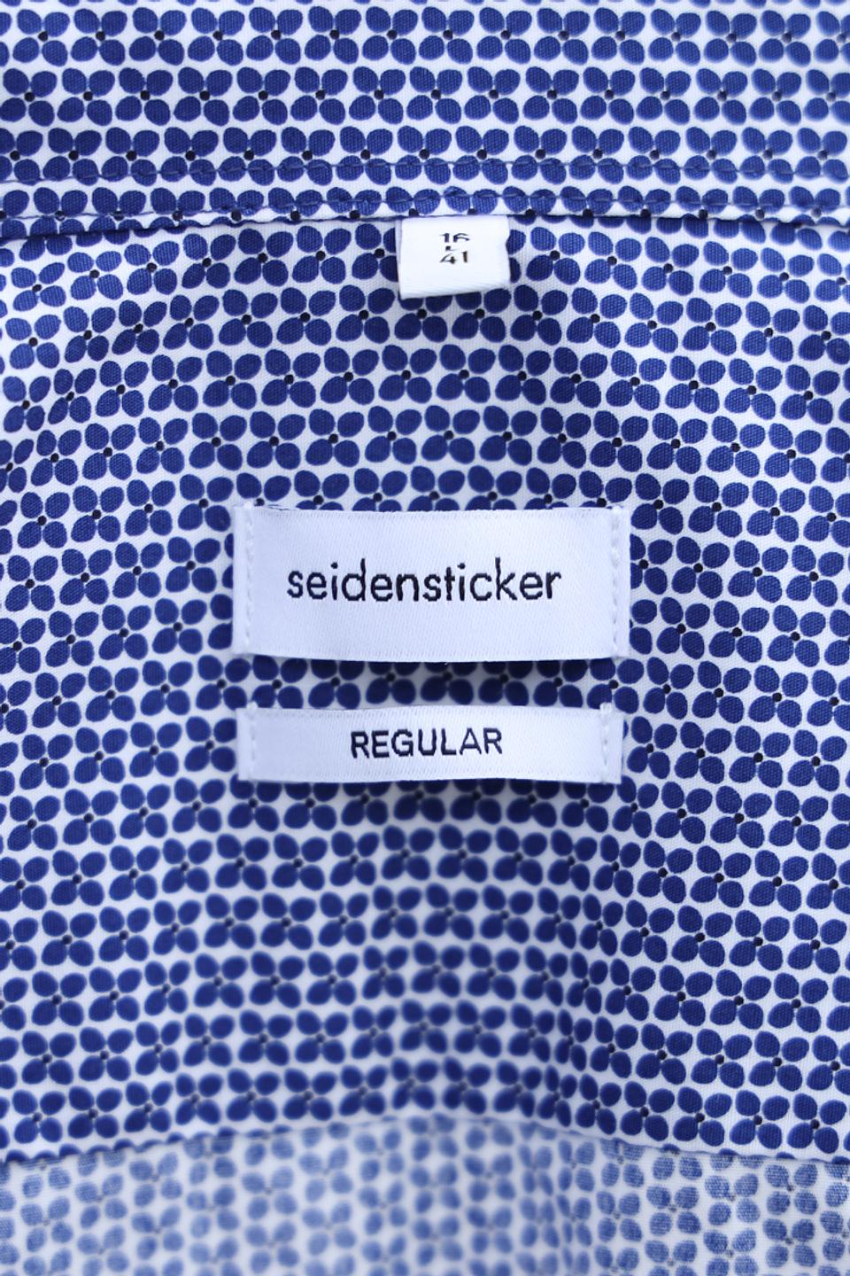 Рубашка кр Seidensticker в горошек