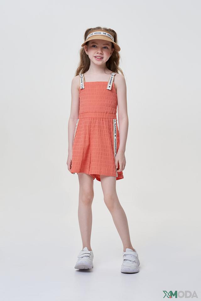 Платье-комбинезон Choupette персиковое