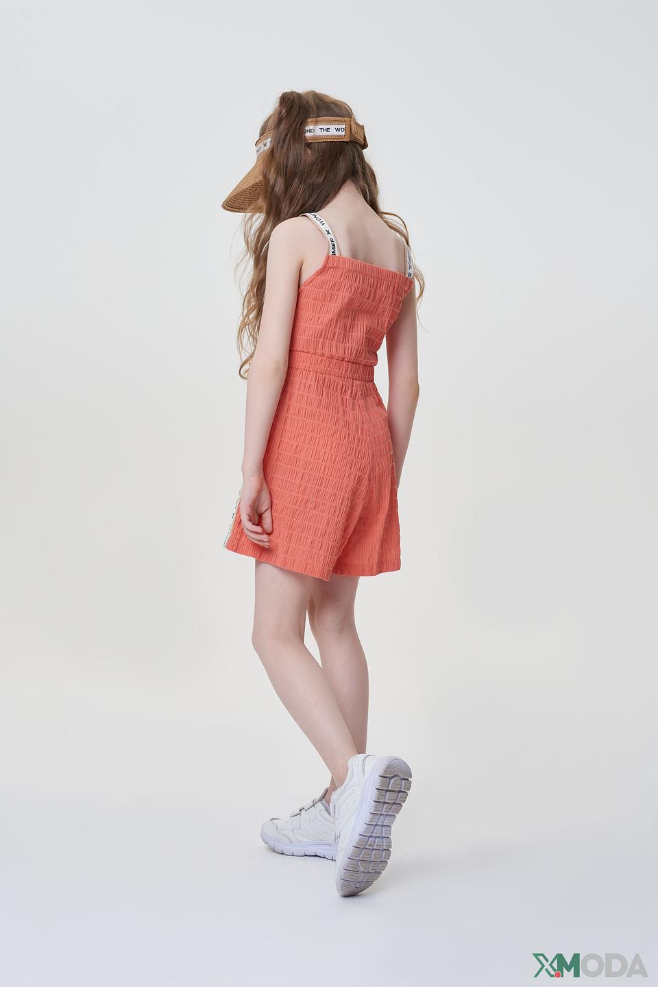 Платье-комбинезон Choupette персиковое