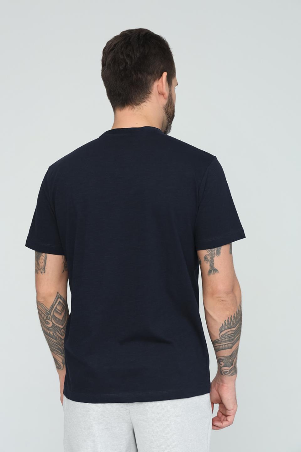 Поло Lerros мужское тёмно-синее