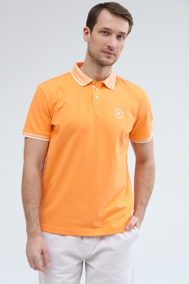 Поло Tom Tailor оранжевый