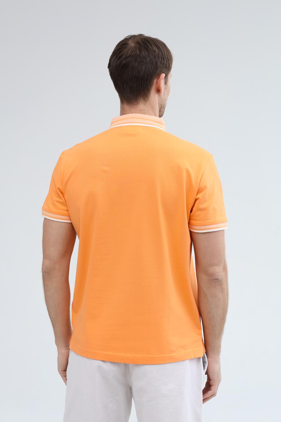 Поло Tom Tailor оранжевый