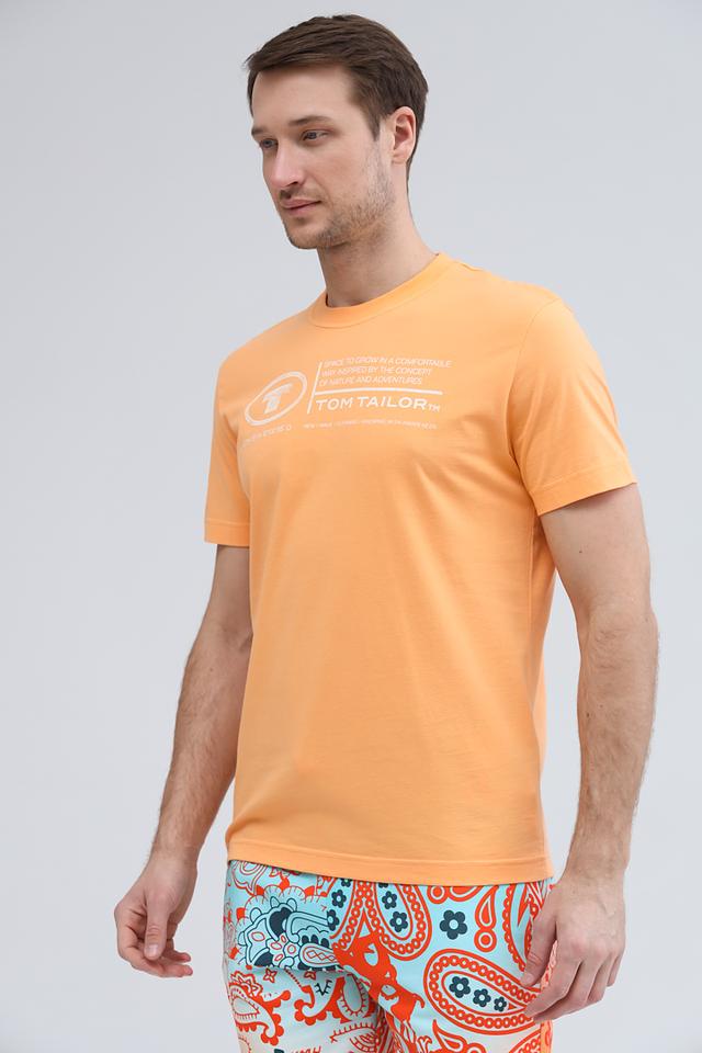 Футболка Tom Tailor персиковая