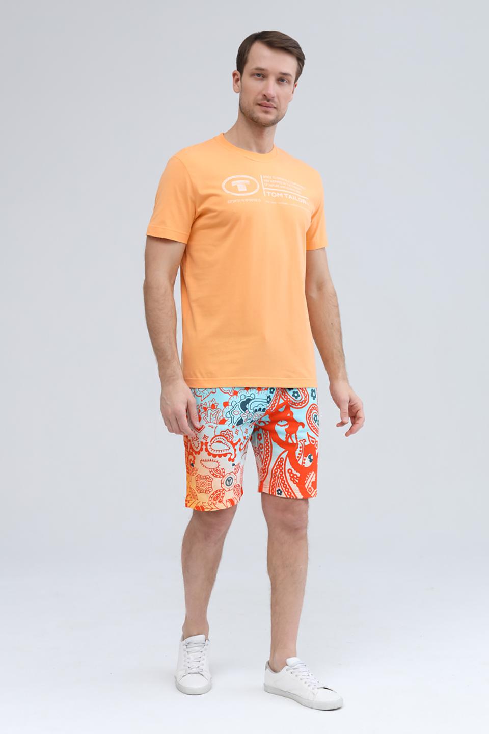 Футболка Tom Tailor персиковая