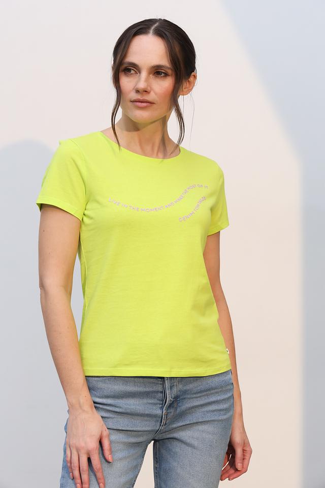 Футболка Tom Tailor denim girl лайм