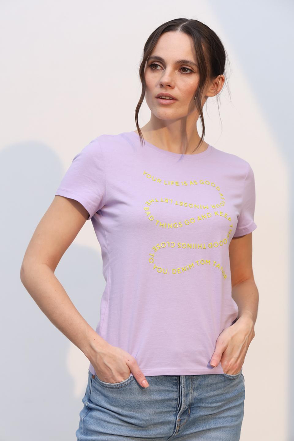 Футболка Tom Tailor denim lilac