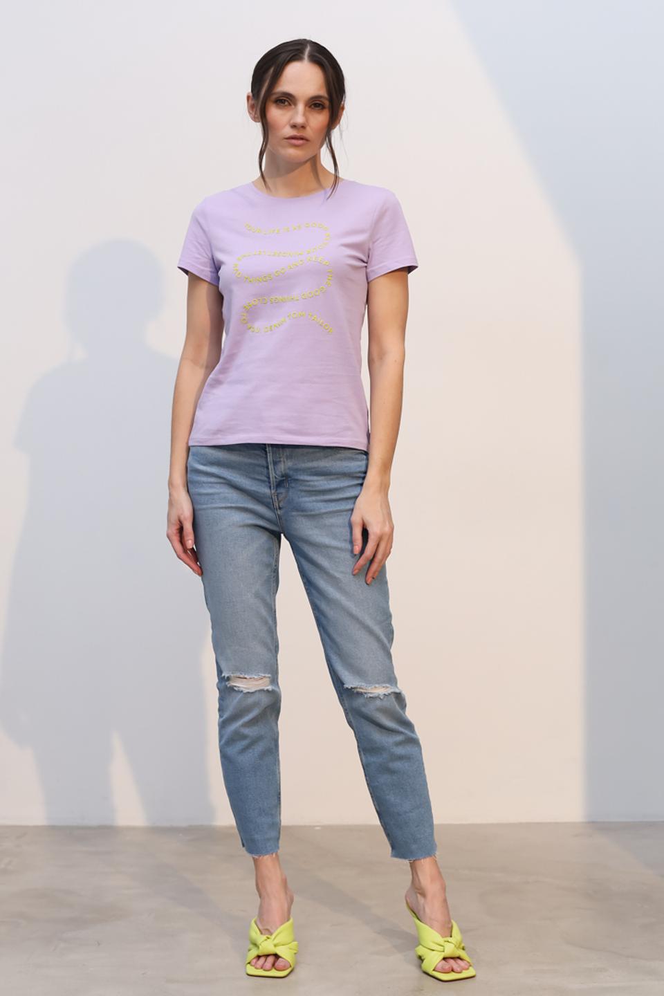 Футболка Tom Tailor denim lilac