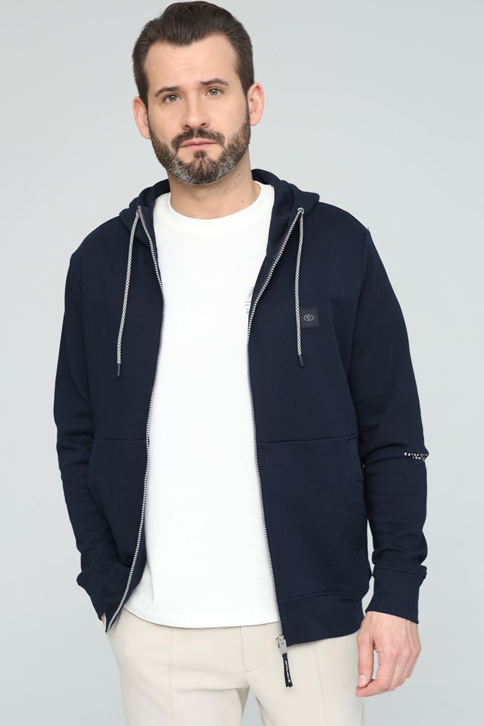 Кардиган Tom Tailor синий на молнии