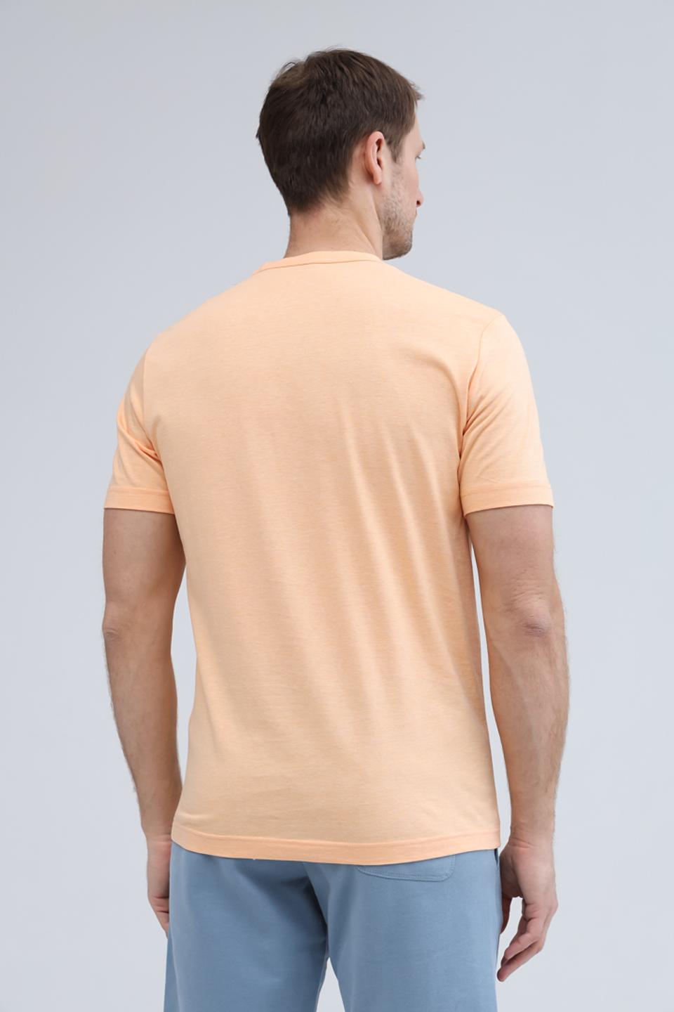 Футболка Tom Tailor с принтом персикового цвета