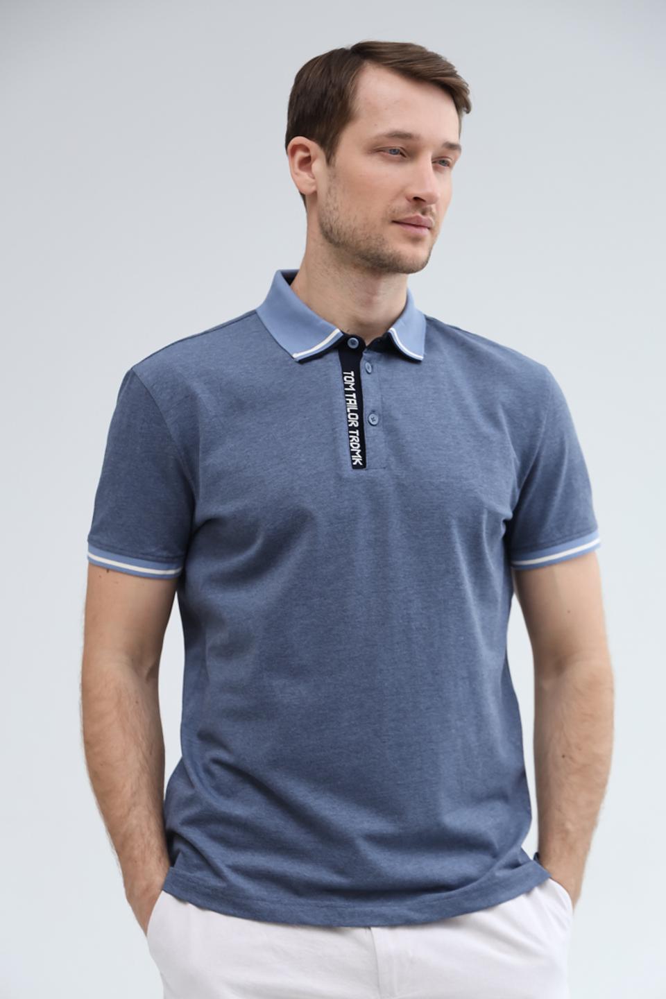 Поло Tom Tailor TRDMK синее