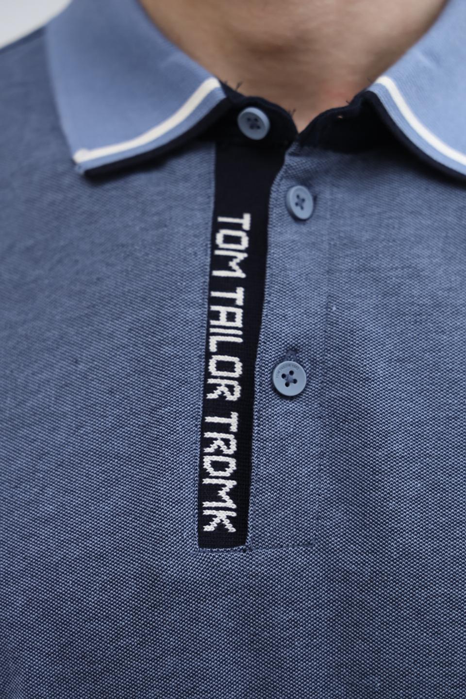 Поло Tom Tailor TRDMK синее