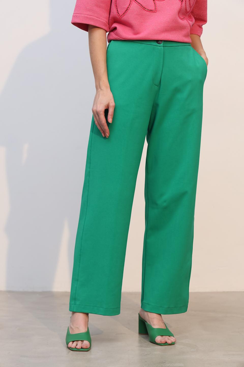 Брюки прямые Marc O Polo зелёные