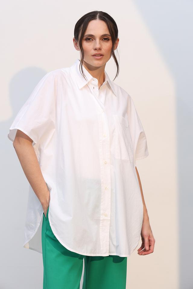 Рубашка Marc O Polo оверсайз белая