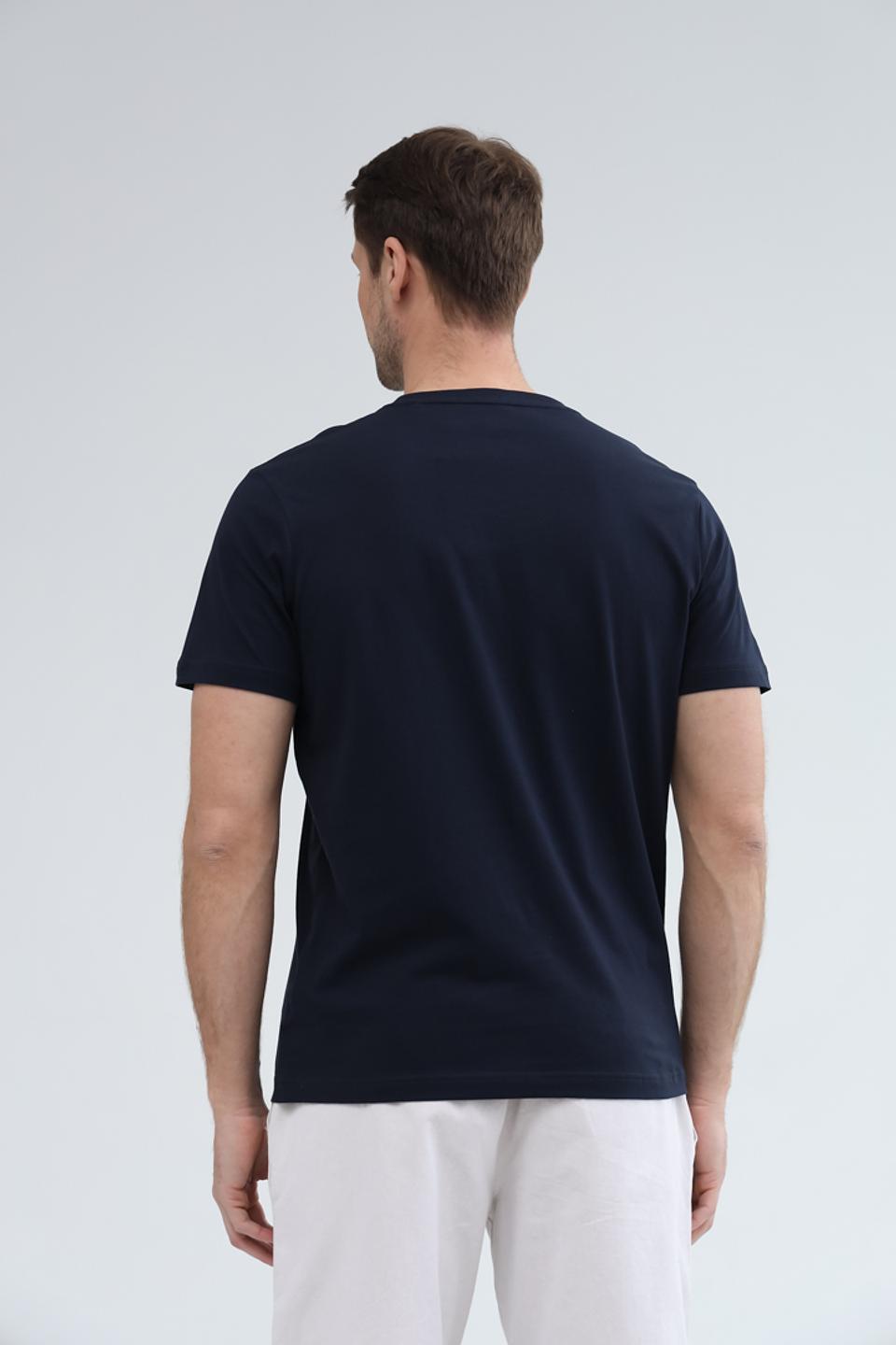 Футболка Lerros с принтом синяя