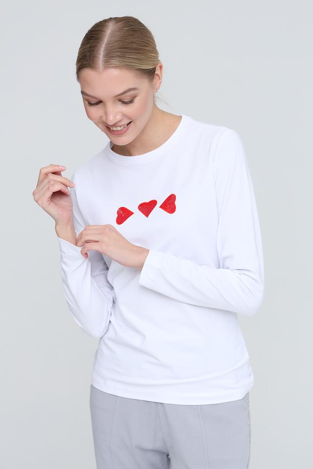 Лонгслив Pezzo с сердцами