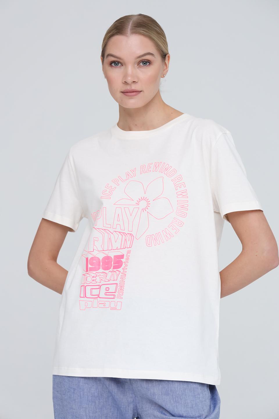 Футболка Ice Play жен. с принтом