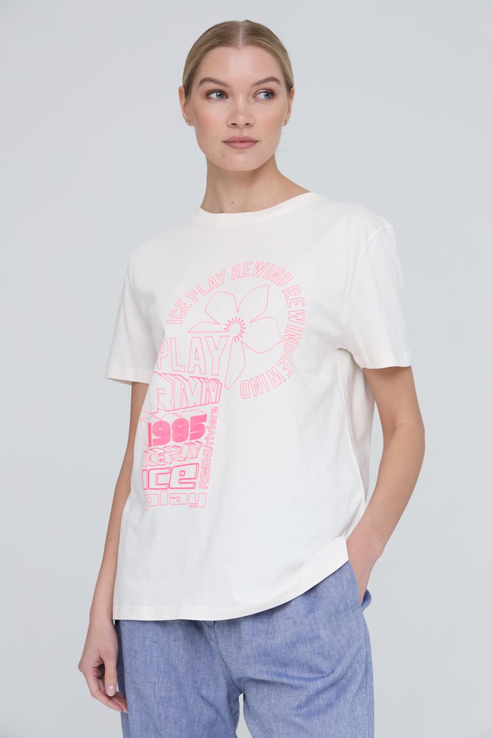 Футболка Ice Play жен. с принтом