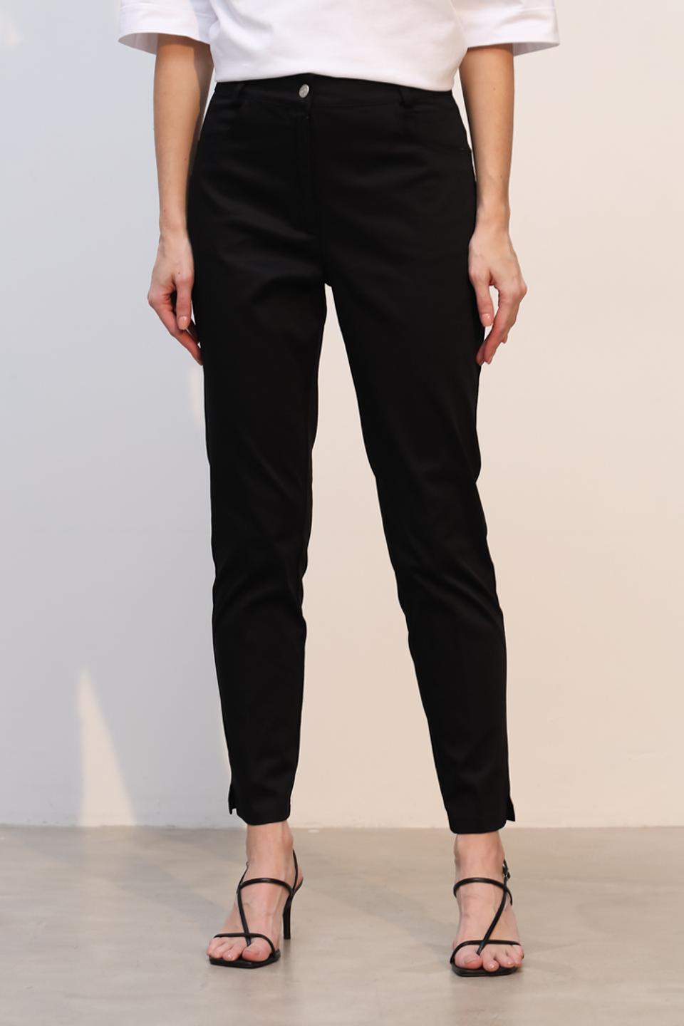 Брюки Tricot Chic чёрные прямые