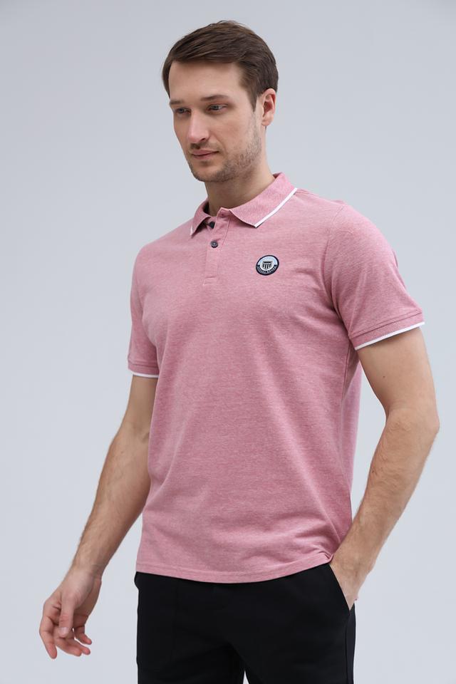 Поло Basefield мужское розовое