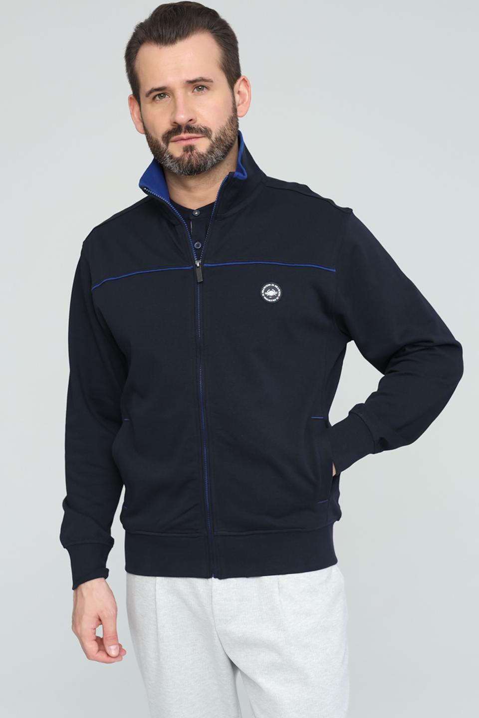 Кардиган Granchio мужской тёмно-синий