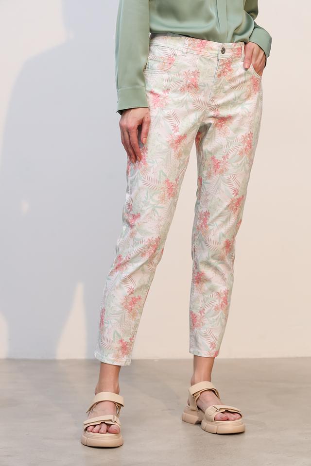 Джинсы Angels с цветочным принтом