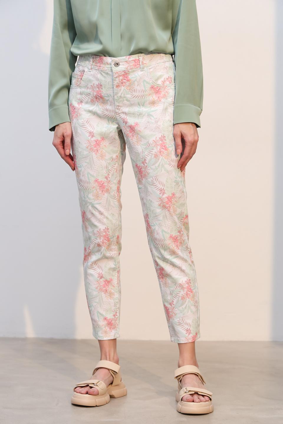 Джинсы Angels с цветочным принтом